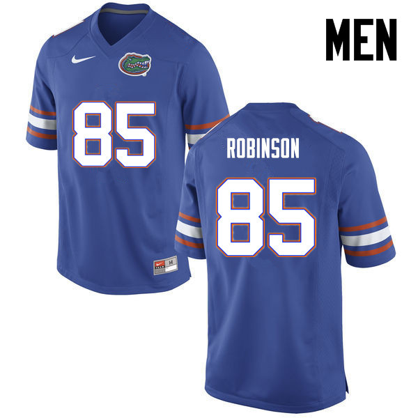 Men Florida Gators #85 James Robinson College Football Jerseys-Blue